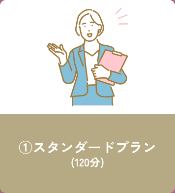 ①スタンダードプラン（120分）